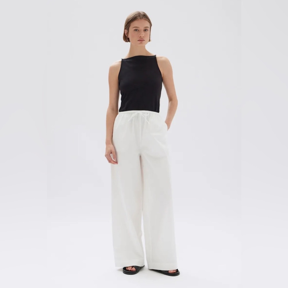 Assembly Label White Wide-Leg Pants